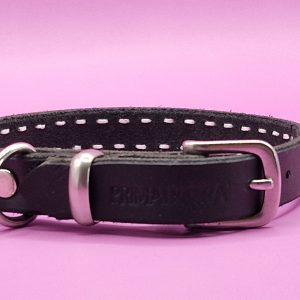 Ovratnica Primadora usnjena 19-O