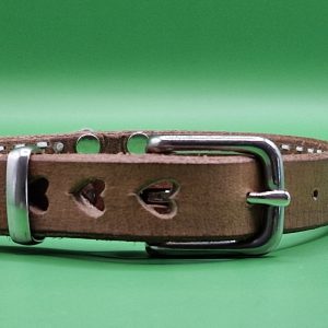 Ovratnica Primadora usnjena 23-O